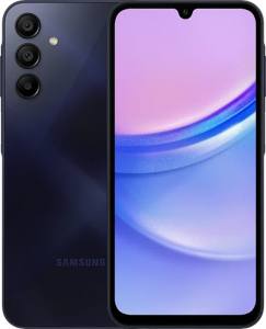 Смартфон Samsung Galaxy A15 4G 6/128GB (Темно-синий, 128 ГБ, 6 ГБ)