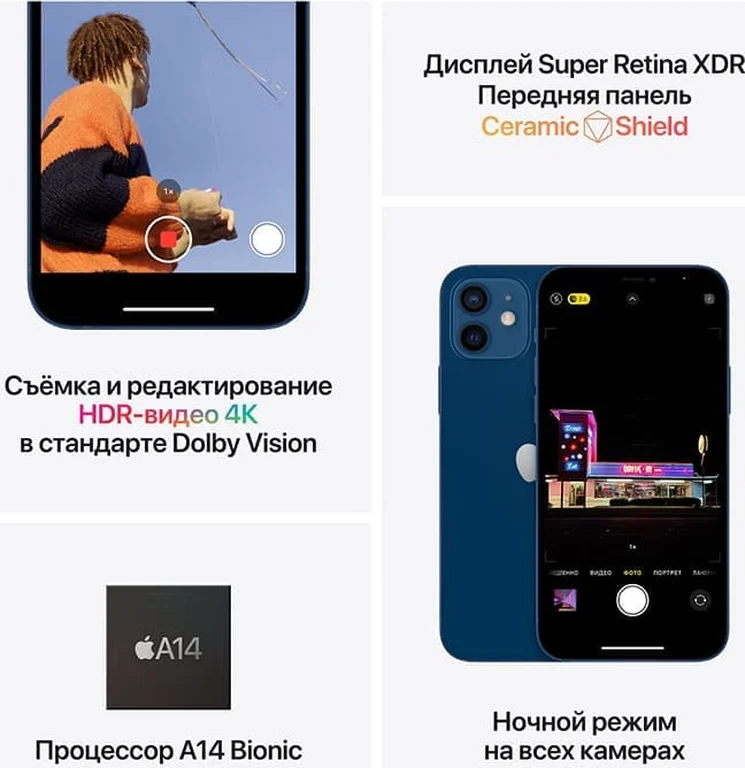 Смартфон Apple iPhone 12 64Gb Dual SIM Purple, фиолетовый
