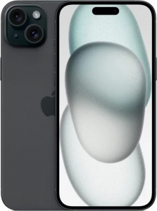 Смартфон Apple iPhone 15 Plus 128GB nano SIM + eSim black (черный)