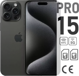 Смартфон Apple iPhone 15 Pro 512ГБ Dual SIM черный
