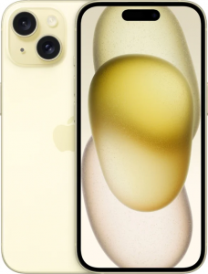 Смартфон Apple iPhone 15 Plus 256 Gb, Жёлтый SIM + eSIM