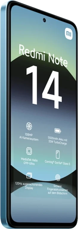 Смартфон Xiaomi Redmi Note 14 4G 6/128Gb (NFC) Ocean Blue EAC