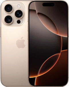 Смартфон Apple iPhone 16 Pro Max 256GB Desert Titanium (Песчаный титан) nano-Sim + eSim