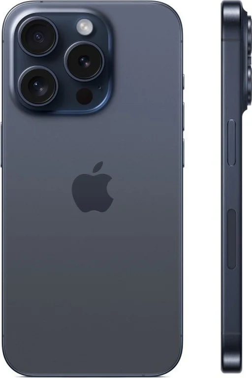 Смартфон Apple iPhone 15 Pro 256 ГБ Blue Titanium, Синий Титан