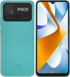 Смартфон POCO C40 64 ГБ бирюзовый
