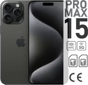 Смартфон Apple iPhone 15 Pro MAX 512ГБ Dual SIM черный