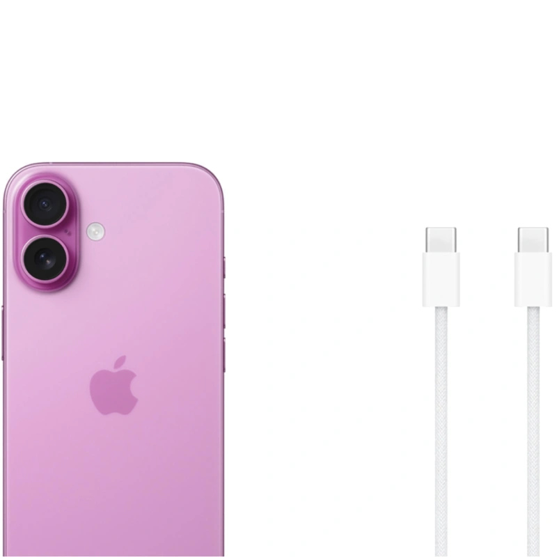 Смартфон Apple iPhone 16 128Gb nano Sim + eSim Pink