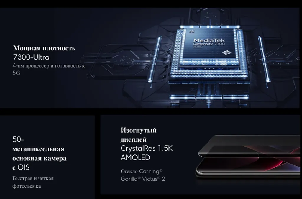 Смартфон Poco X7 5G 8/256 Gb Black, Global
