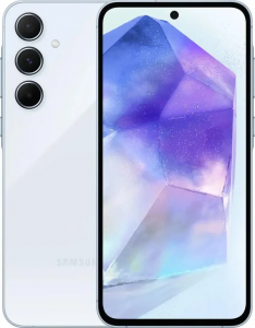 Смартфон Samsung Galaxy A55 5G 12/256 ГБ SM-A556E, Голубой лед