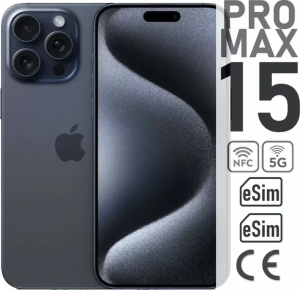Смартфон Apple iPhone 15 Pro MAX 256ГБ синий eSIM
