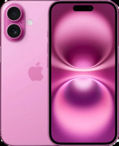 Смартфон Apple iPhone 16 128 ГБ, Dual: nano SIM + eSIM, розовый