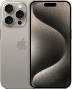 Смартфон Apple iPhone 15 Pro 256GB, Dual eSIM, Natural Titanium