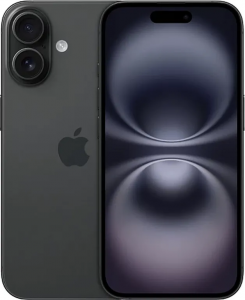 Смартфон Apple iPhone 16 Plus 128GB eSim (8 ГБ, 128 ГБ, Черный)