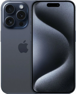 Смартфон Apple iPhone 15 Pro 128 ГБ (nano-SIM + eSIM), синий титан