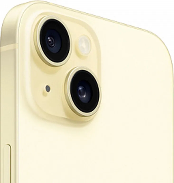 Смартфон Apple iPhone 15 SIM 128 ГБ, желтый