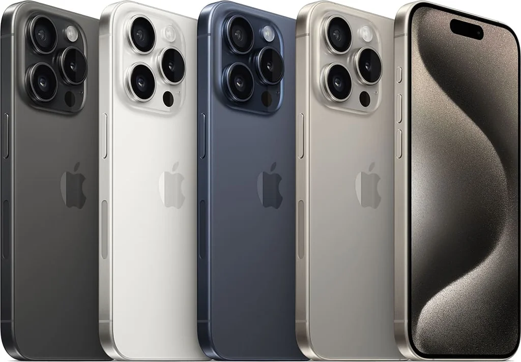 Смартфон Apple iPhone 15 Pro 512Gb Natural Titanium, натуральный титан