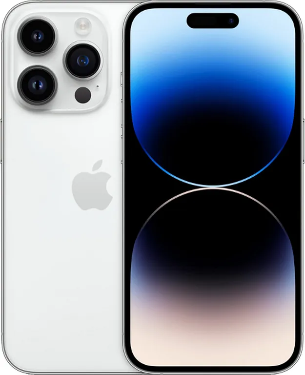 Смартфон Apple iPhone 14 Pro 256GB nano SIM + eSim silver (серебристый) новый, не актив, без комплекта