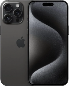 Смартфон Apple iPhone 15 Pro Max 1TB, Dual: nano SIM + eSIM, Black Titanium