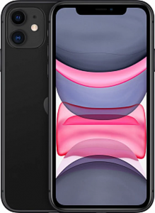 Смартфон Apple iPhone 11, 128 ГБ, черный (новая комплектация)