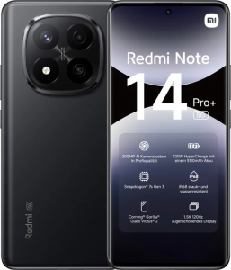 Смартфон Xiaomi Redmi Note 14 Pro Plus 5G 12/512Gb Midnight Black Global Version