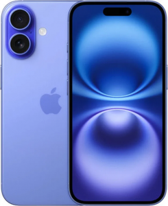 Смартфон Apple iPhone 16 128 ГБ, Dual: nano SIM + eSIM, синий (ultramarine)
