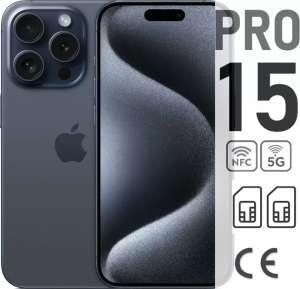 Смартфон Apple iPhone 15 Pro 512ГБ Dual SIM синий
