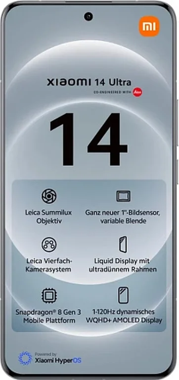 Смартфон Xiaomi 14 Ultra 16/512Gb Global (Белый, 512 ГБ, 16 ГБ, Global)