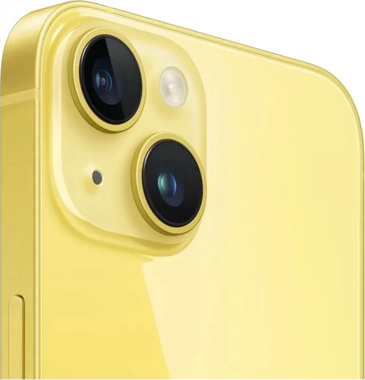 Смартфон Apple iPhone 14, 512 ГБ желтый Dual: nanoSIM + eSIM