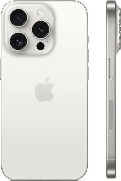 Смартфон Apple iPhone 15 Pro 128 ГБ White Titanium, Белый