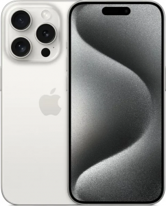 Смартфон Apple iPhone 15 Pro 512GB nano SIM + eSim titanium white (титановый белый)