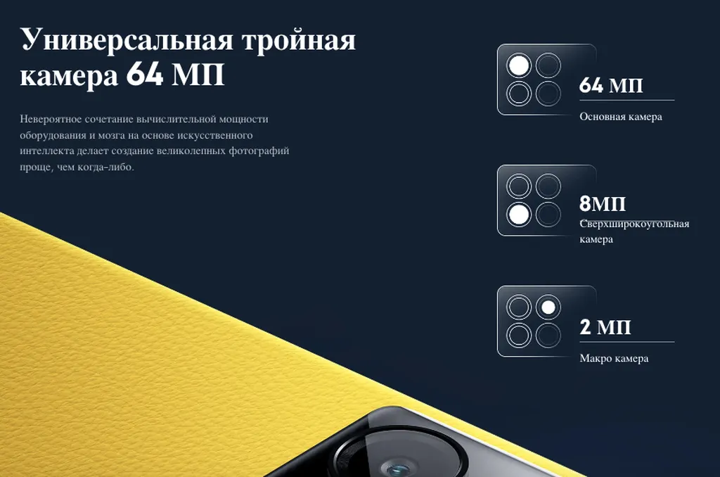 Смартфон Xiaomi Poco X6 Pro 5G 12/512Gb, RU, Black