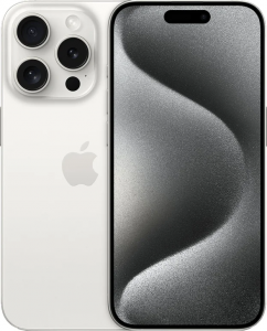 Смартфон Apple iPhone 15 Pro 128GB White Titanium (Белый титан) nano-Sim + eSim