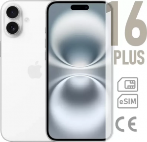 Смартфон Apple iPhone 16 Plus 256ГБ Белый