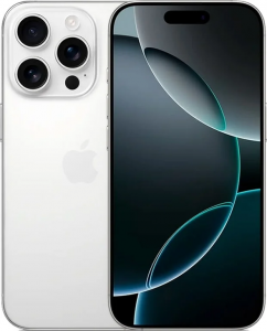 Смартфон Apple iPhone 16 Pro 128GB White Titanium (белый титан)