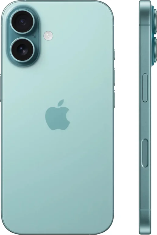 Смартфон Телефон Apple iPhone 16 128 ГБ Teal / Бирюзовый